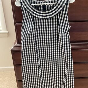 Talbots black and white dress